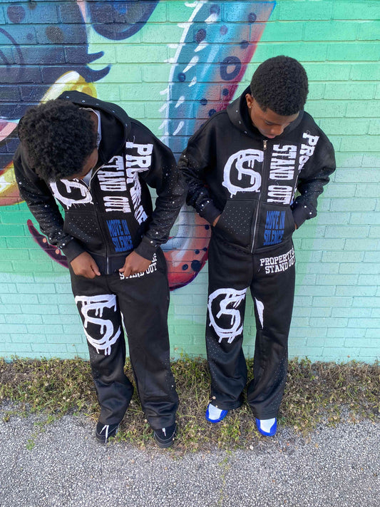 Rhinestone Tracksuit